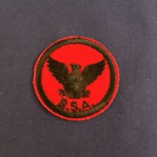 Vintage Boy Scout Flying Eagle Patrol Patch 1960s-70s Twill Plastic Back picture
