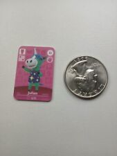Animal Crossing Mini Micro Amiibo Cards Series  2  Julian picture