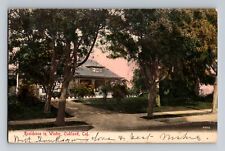 Oakland CA-California, Residence In Winter, Antique, Vintage c1907 Postcard picture