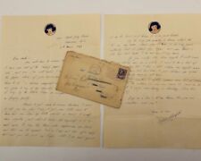 Vintage Handwritten Fan Letter  to Vaudeville Performer Anita Nieto, 1922 picture