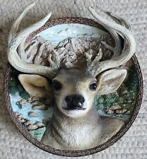 VTG 1995 Bradford Exchange Natures Nobility “The Buck” 3D Collectors Plate picture