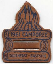 East Side District 1961 Camporee neckerchief slide - Chief Seattle Council picture