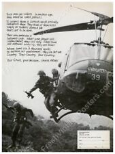 1968 US Army 1st Headhunters huey helicopter Vietnam War photo NEW poster 18x24 picture