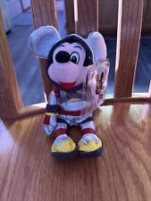 Disney Mouseketoys 8” Spaceman Mickey Bean Bag Plush With Tag And Protector picture