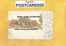 CT Newtown area 1901-19 antique RPPC postcard BUILDINGS & PARADE CONN to Bethel picture