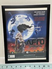 2009 Afro Samurai Video Game Vintage Print Ad Bandai Framed Game Room Art picture