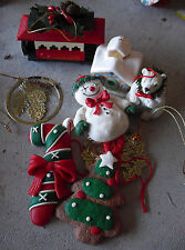 Lot of  Cool Modern Miscellaneous Christmas Ornaments Trolley Candy Cane Others picture