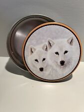Wolf Theme Candy Tin Used picture
