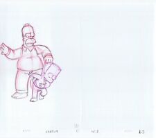 Simpsons Homer Bart Original Art Animation Production Pencils FABF09 B SC-8 A-3 picture