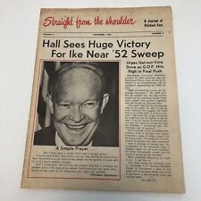 NOV 1956 Republican Party Newsletter Straight From The Shoulder Eisenhower vtg picture