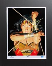 ALEX ROSS rare WONDER WOMAN: MYTHOLOGY matted litho EXCLUSIVE AP 5/50 LAST ONE picture