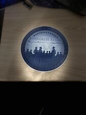 ❄️Royal Copenhagen 1976 US Bicentennial Collector Plate In Congress Independence picture