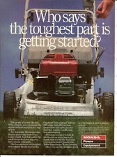 1990 Honda Lawn Mower Vintage Magazine Ad    Honda Power Equipment picture
