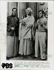 1937 Press Photo Frank Capra, Ronald Coleman & Sam Jaffe on set of Lost Horizon. picture