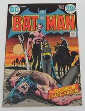 BATMAN #244 NEAL ADAMS CLASSIC RA'S AH GHUL HIGH GRADE 9.0 1972 CLASSIC COVER picture