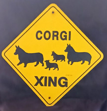'Corgi Crossing 'Large -16 x 16
