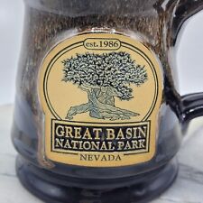 Deneen Pottery Great Basin National Park Brown Drip Glaze Mug Cup Handthrown '22 picture