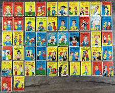 1961 Donruss Idiot Cards Lot of 52 (42 Diff.) - Poor - VG picture