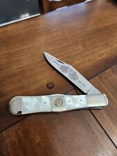 1985 LARGE KABAR COKE BOTTLE MOTHER OF PEARL HANDLES LIMITED EDITION JW picture