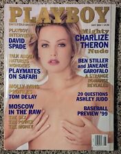 Playboy Magazine May 1999 Charlize Theron David Spade Furiosa picture