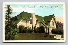 Betty Compson Home at Hollywood Los Angeles California Postcard c1925 picture