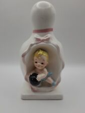 Rare 1960s Vintage Kitschy Planter/Flower Pot - Bowling Baby picture