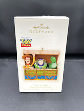 Hallmark Toy Story Time To Play Disney Woody Rex Buzz Christmas Ornament 2009 picture
