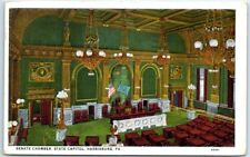 Postcard - Senate Chamber, State Capitol - Harrisburg, Pennsylvania picture