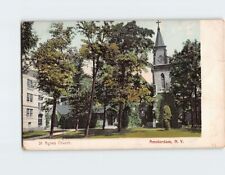Postcard St. Agnes Church Amsterdam New York USA picture