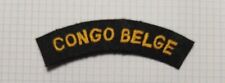 Vintage Belgian Congo shoulder tab / military patch  / Congo Belge badge picture