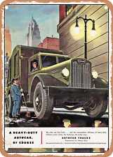 METAL SIGN - 1948 Autocar Truck Refuse Vintage Ad picture