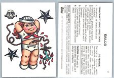 2020 Garbage Pail Kids 35th Anniversary Temporary Tattoo Card #2 Sailor picture