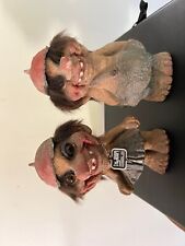 Vintage Ny Form #1115 Couple Set Troll Doll Norway picture