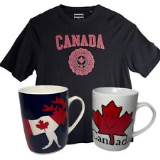 STONE AGE CANADA The BIG MOOSE Maple Leaf  Coffee Mugs & Retreat Medium T Shirt picture