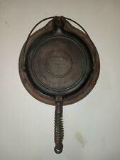 ANTIQUE OLD VINTAGE CAST IRON WAFFLE MAKER WAGNER WARE 0 1408 SIDNEY PAT'D 1925 picture