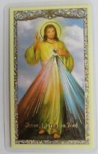 The Divine Mercy Chaplet - Laminated Holy Card  picture