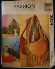 McCall's  Lined Bags Pattern 3834 UNCUT SHIPS FREE picture