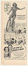 1940 Constance Moore Ride Bike Cycle Trades America Ad picture