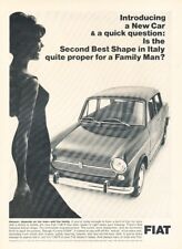 1966 Fiat 1100R 1100 Sedan Italy Original Advertisement Print Art Car Ad J911 picture