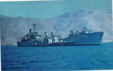 Vintage Postcard- U.S.S. GRAHAM COUNTY AND GUNBOATS picture