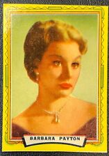 Barbara Payton Movie Film Actress 1958 Film Stars Idolos Da Tela Brazil Card picture