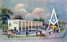 Masonic Brotherhood Center New York Postcard picture