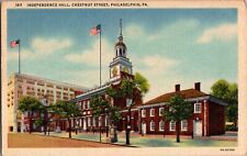 Pennsylvania Postcard: Independence Hall Chestnut St., Philadelphia picture