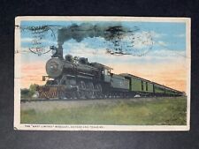 Postcard of Train Posted 1919 . The Katy Limited picture