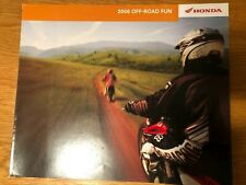 Honda 2006 Off-Road Motorcycle Dealer Sales Brochure CRF 230 100 80 70 CRF50F picture