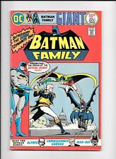 BATMAN FAMILY GIANT #1 DC 1975 Batgirl & Robin Team-up Mid-Grade Book -VG picture