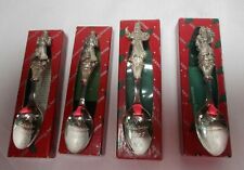 Reed & Barton Set of 4 Christmas Spoons 1997(2), 1998 & 1999 org. boxes picture