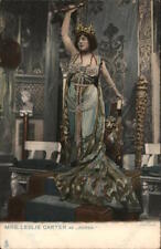 Actress Mrs. Leslie Carter Tuck Antique Postcard Vintage Post Card picture