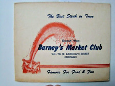 Vintage Barney's Market Club Nightclub Souvenir Photo 1955 Chicago IL picture