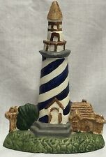 Vintage Cast Iron Lighthouse Nautical Doorstop GREAT CONDITION Approx 7in picture